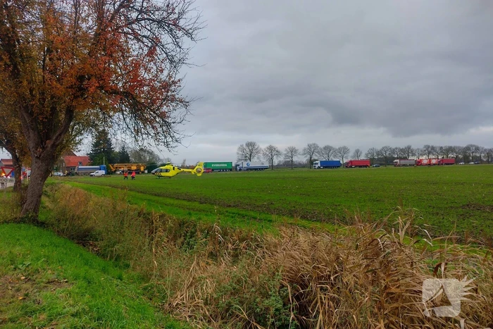 Automobilist zwaargewond bij ongeval