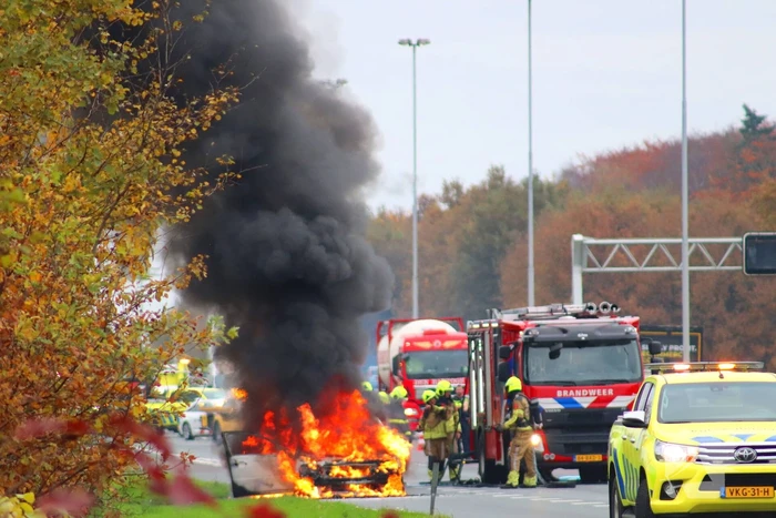 brand rijksweg a58 r 40,3 tilburg
