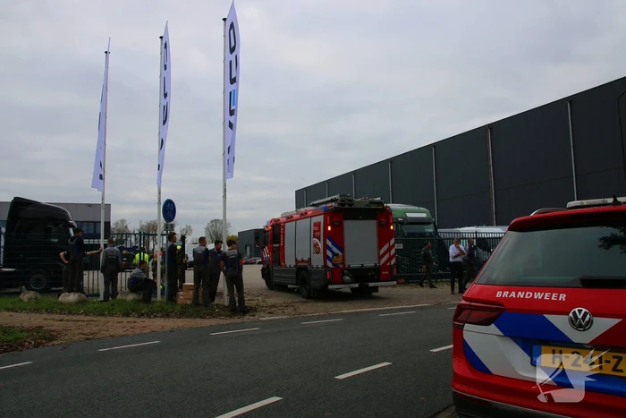 Bedrijfspand ontruimd na gaslekmelding