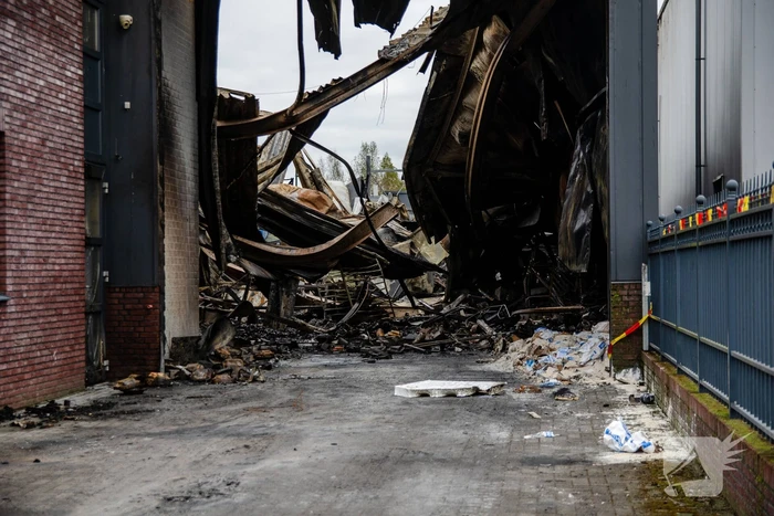 Schade is goed te zien na brand in brandbeveiligingsbedrijf