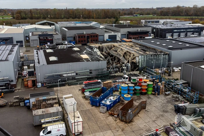 Schade is goed te zien na brand in brandbeveiligingsbedrijf