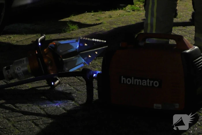 Brandweer heeft moeite om brand te blussen