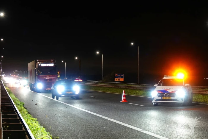 Zeven kilometer file na ongeval op snelweg