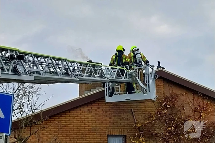 Schoorsteenbrand in de kiem gesmoord