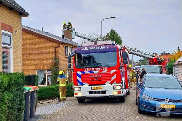 Schoorsteenbrand in de kiem gesmoord