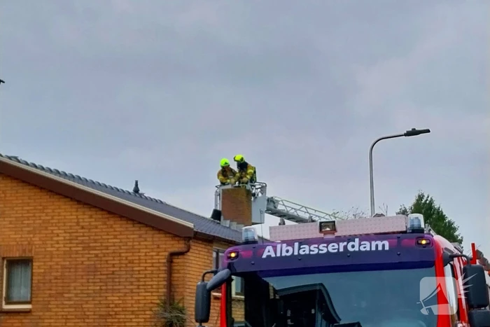 Schoorsteenbrand in de kiem gesmoord