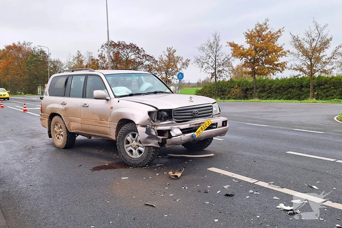 Verkeer loopt vertraging op na aanrijding