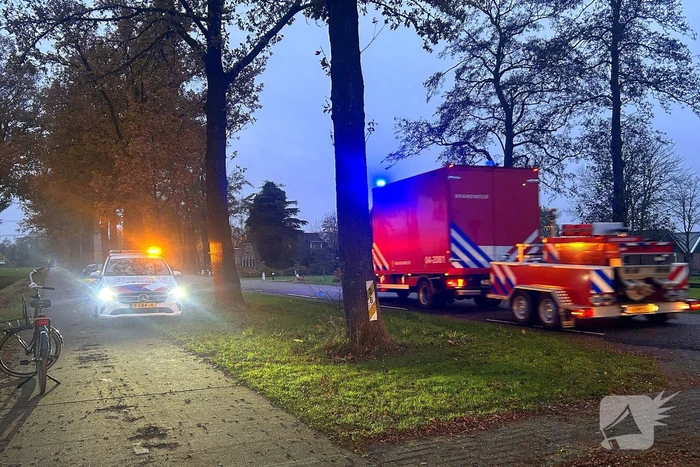 Caravan helemaal uitgebrand