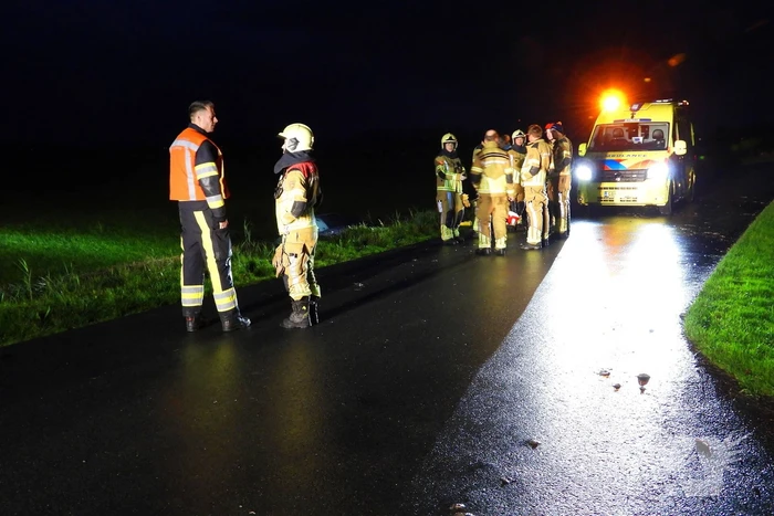 Bestuurder en bijrijder spoorloos na ongeval