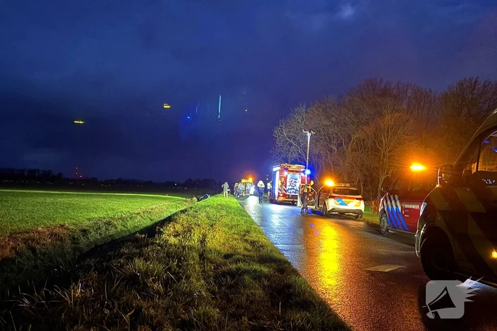 Bestuurder en bijrijder spoorloos na ongeval