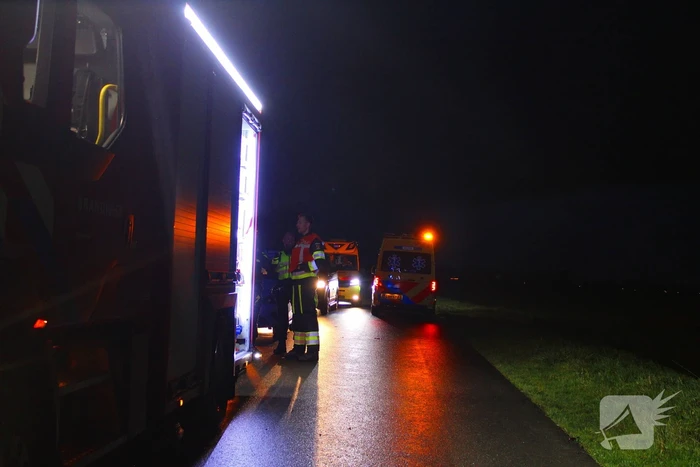 Bestuurder en bijrijder spoorloos na ongeval