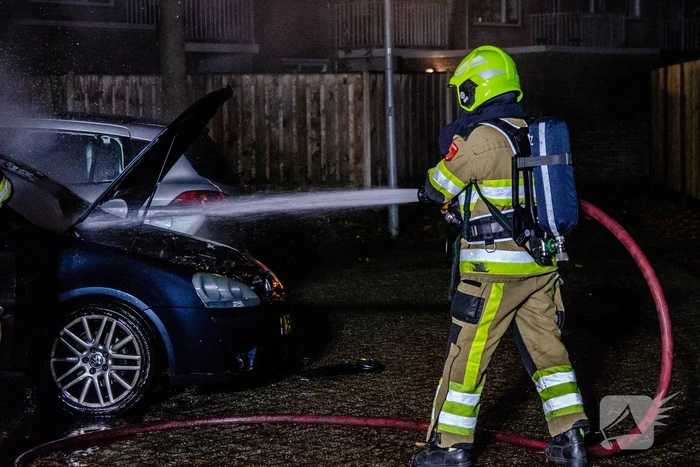 Geparkeerde auto uitgebrand in nachtelijke uren