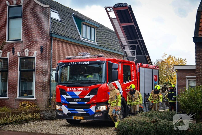 Wateroverlast door verstopte regenpijp