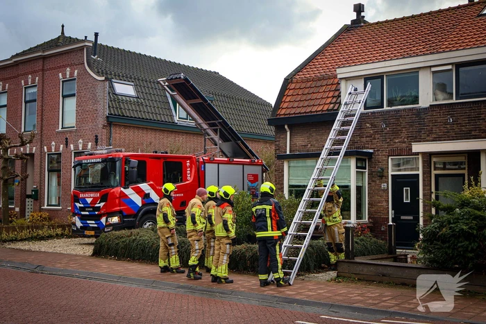 Wateroverlast door verstopte regenpijp