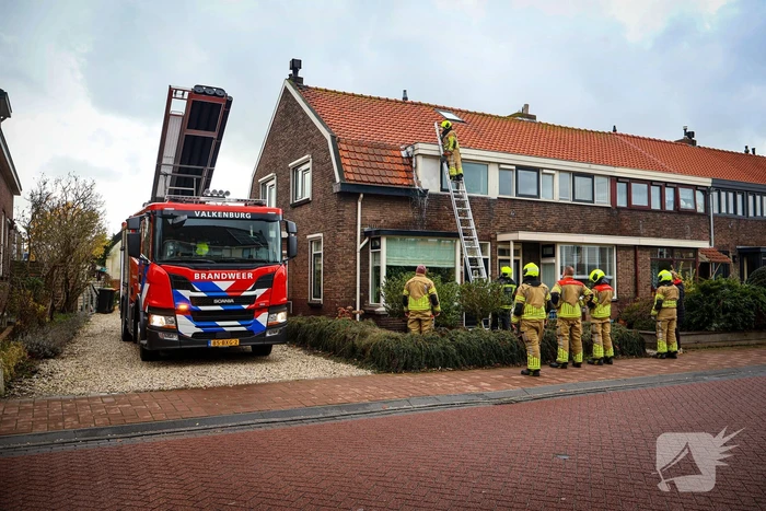Wateroverlast door verstopte regenpijp