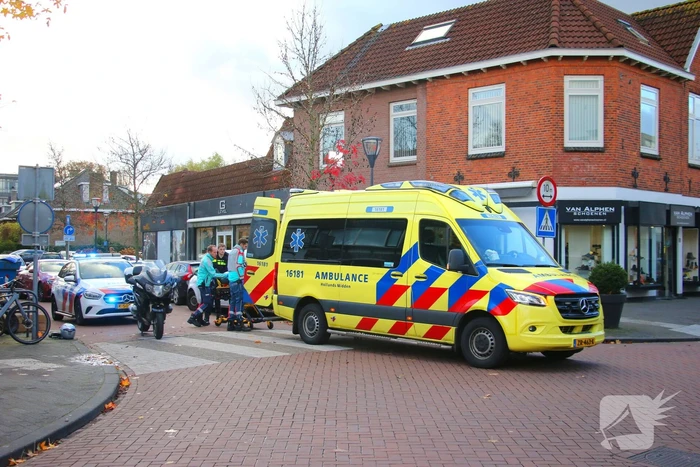 Motorrijder gewond na val bij ongeval