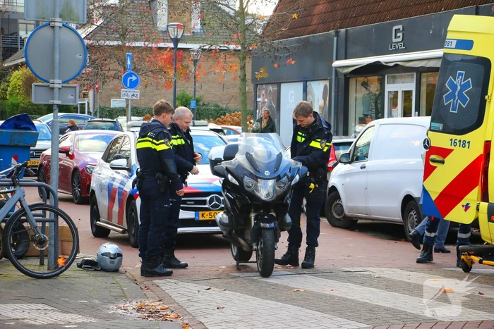 Motorrijder gewond na val bij ongeval