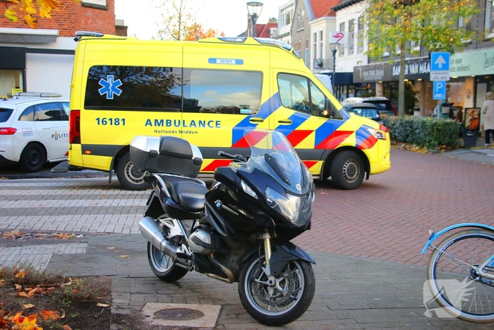 Motorrijder gewond na val bij ongeval