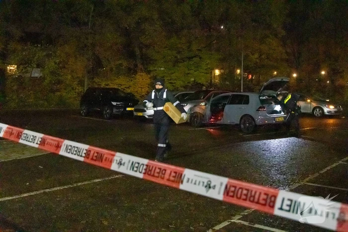 Vuurwapen gezien bij botsingen op parkeerterrein