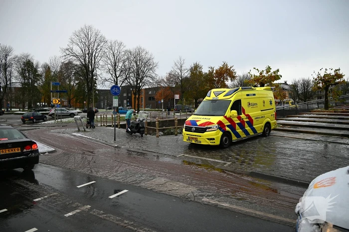 Scooterrijder gewond na valpartij