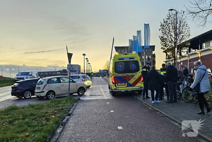 Fietser gewond bij aanrijding met personenauto
