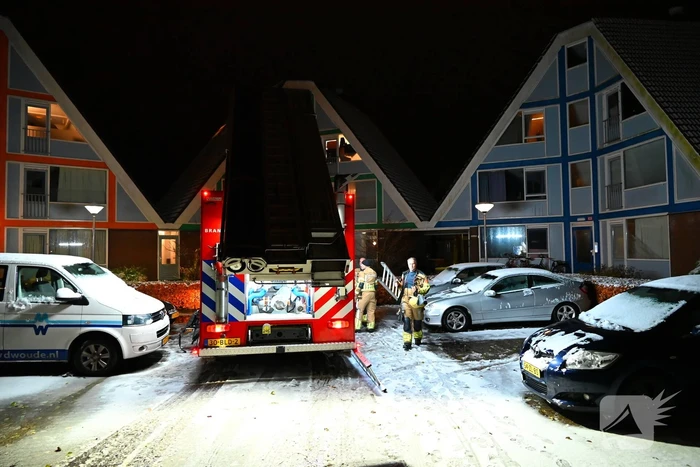 Pand geventileerd na mogelijk brand