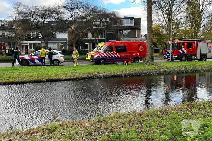 Automobilist verliest macht over stuur en belandt in water