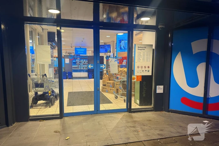 Veel politie-inzet bij overval op supermarkt