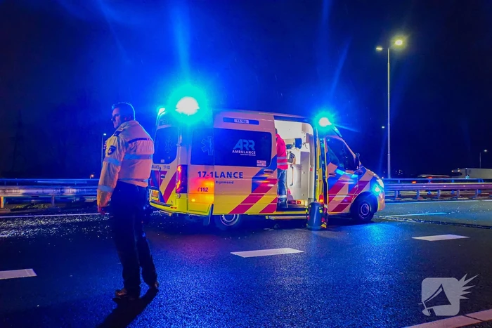 Voetganger aangereden op snelweg