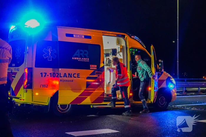 Voetganger aangereden op snelweg