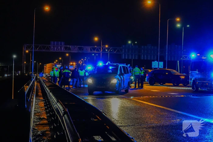 Voetganger aangereden op snelweg