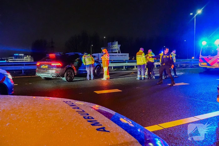 Voetganger aangereden op snelweg