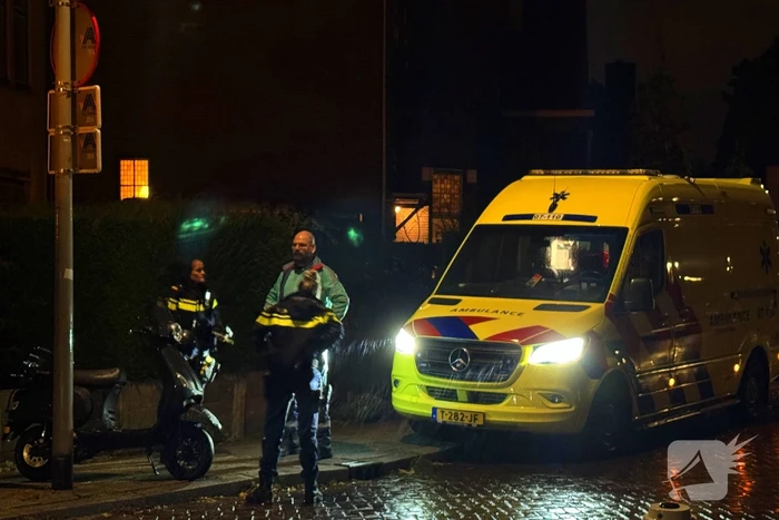 Scooterrijder glijd uit bij bussluis