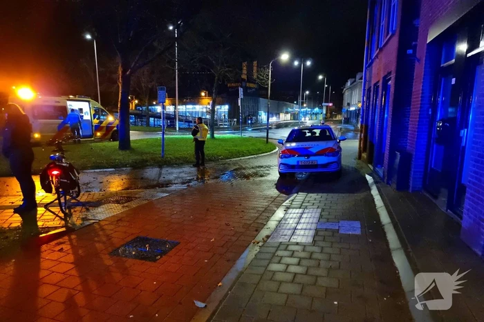 Automobilist eindigt tegen boom