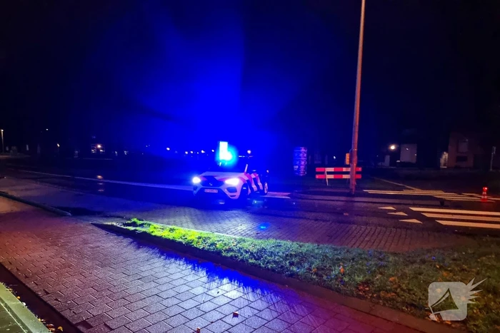 Automobilist eindigt tegen boom