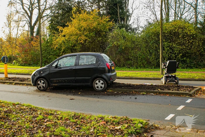 Scootmobiel bestuurder gewond bij ongeval met auto
