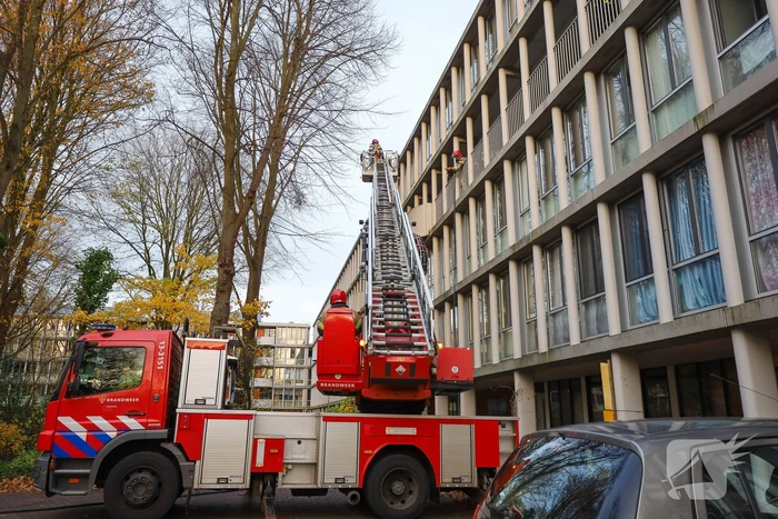 Brandweer ingezet voor brand in flatwoning