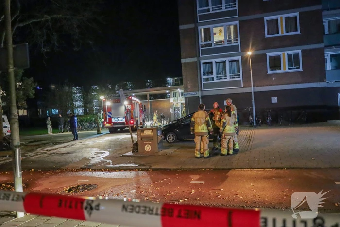 Persoon gewond bij brand in flatwoning