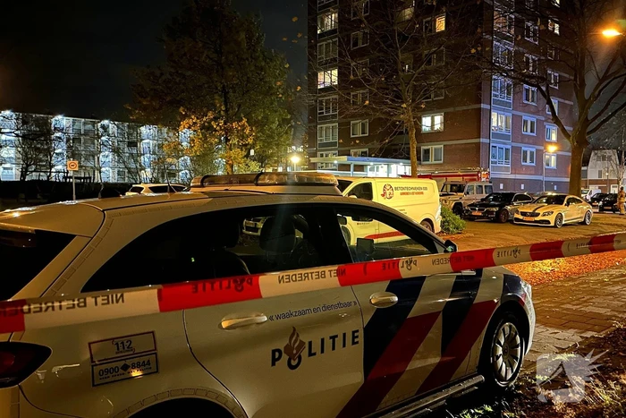 Persoon gewond bij brand in flatwoning
