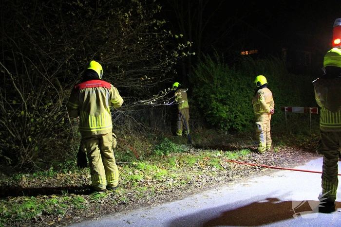 Buitenbrand snel onder controle