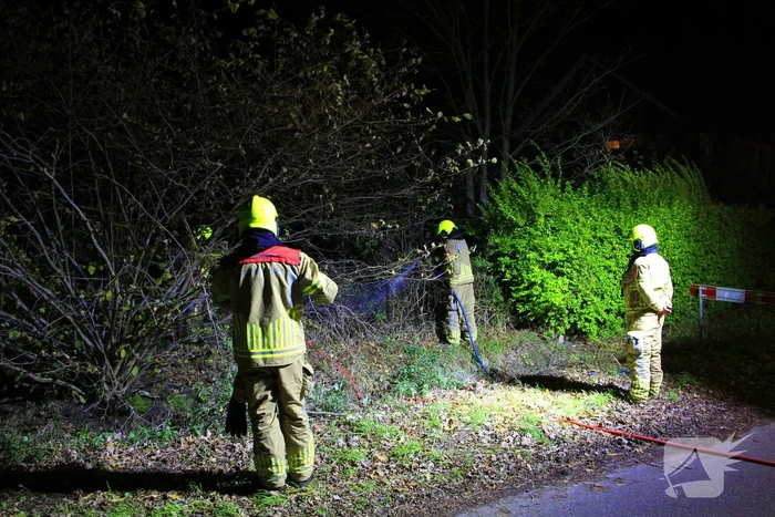 Buitenbrand snel onder controle