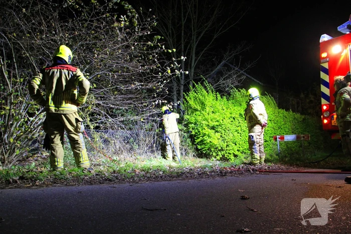 Buitenbrand snel onder controle