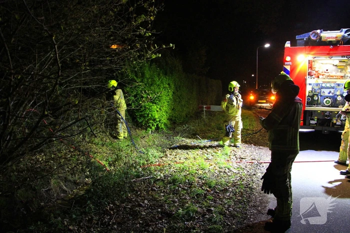 Buitenbrand snel onder controle
