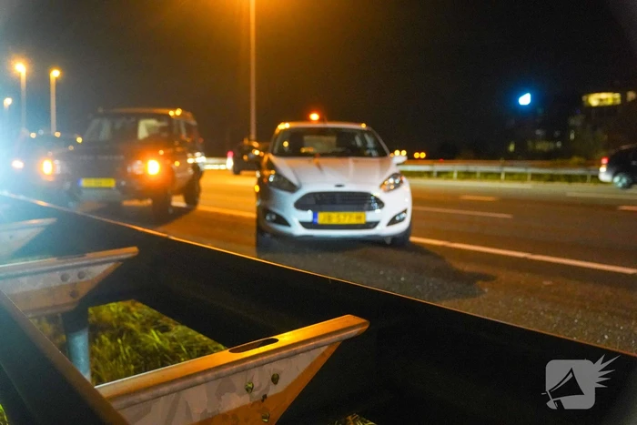 Vier voertuigen betrokken bij kettingbotsing op snelweg