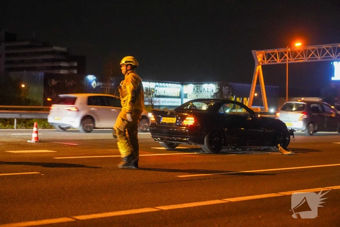 Vier voertuigen betrokken bij kettingbotsing op snelweg