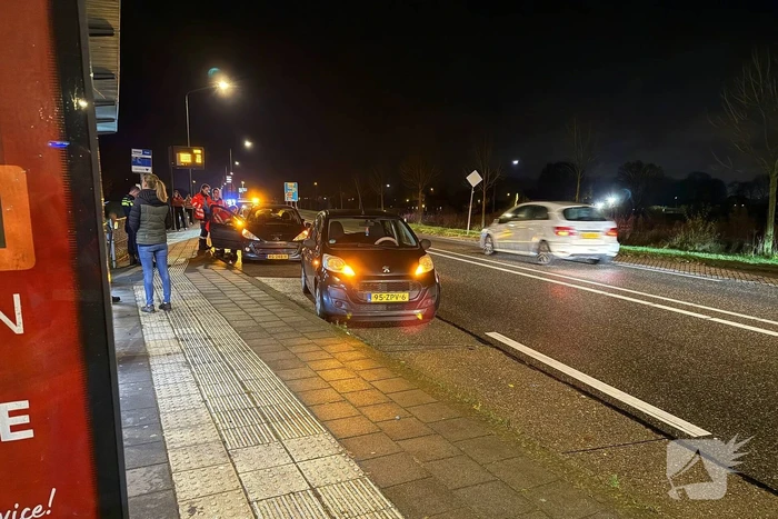 Gewonde bij kop-staart botsing