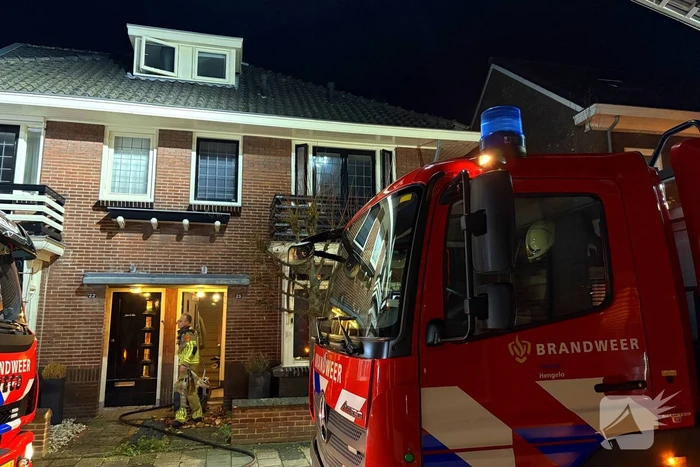 Brand in woning snel gedoofd