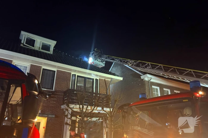 Brand in woning snel gedoofd