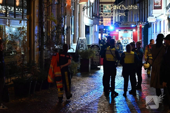 Keukenbrand in hamburgerrestaurant