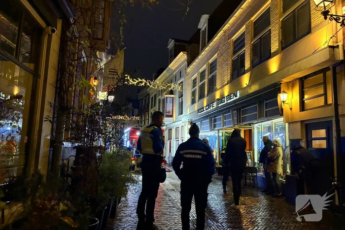 Keukenbrand in hamburgerrestaurant